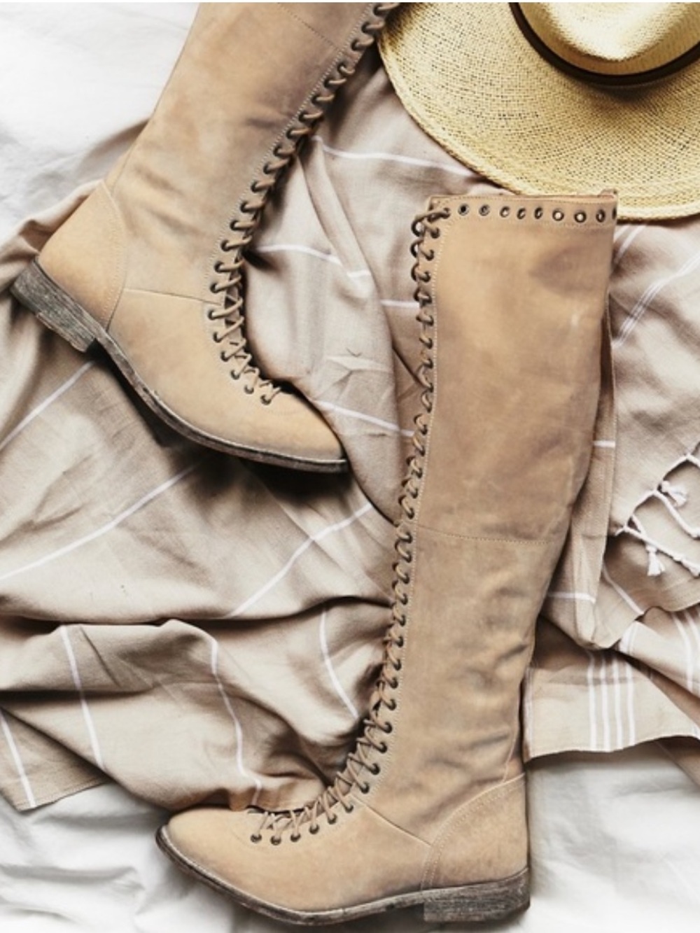 Free People Faryl Robin Caspian Tall Lace Up Boots